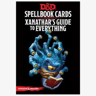 Spellbook Cards Elemental & Xanathars Cards