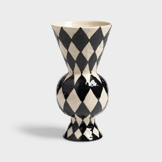&Klevering Vaas Rhombic Zwart