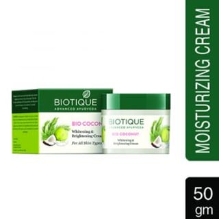 Biotique Bio Coconut Whitening & Brightening Cream (50Gm)