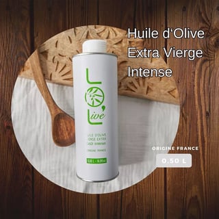 Intense Olive Oil - Fruity Green Extra Virgin 0.50L - Picholine - France / Provence