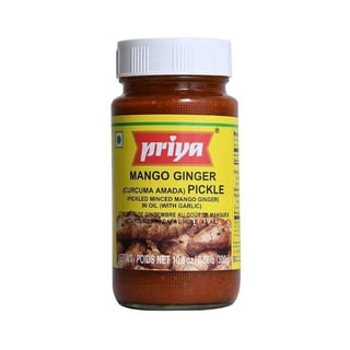 Priya Mango Ginger Curcuma Amada Pickle 300 Grams