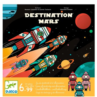 Djeco Snelheid en Behendigheidsspel Destination Mars