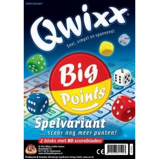 White Goblin Games Qwixx Big Points Spelvariant 8+