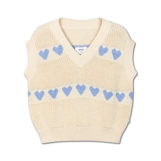 Repose Ams 74. Knit Spencer Summer Day Blue Hearts