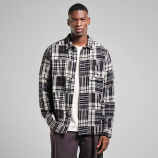 Dedicated Shirt Rute Flannel Patchwork Black