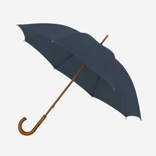 Paraplu gerecycled - 102 cm -  met logo mogelijk - Donkerblauw