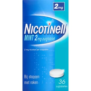 Nicotinell Zuigtabletten Mint 2mg 36st 36