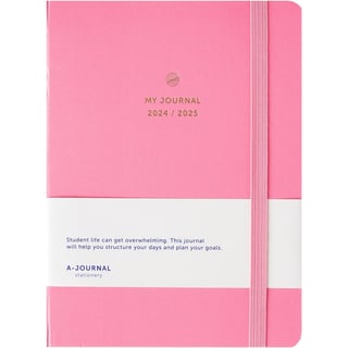 A-Journal 2024/2025 College Diary A5+ Pink