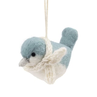 Hanger Vogeltje IJsblauw