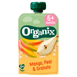 Organix Knijpfruit Mango, Peer & Granola 6+m