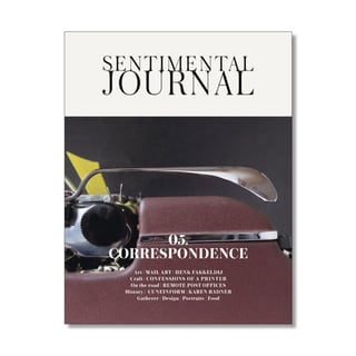 Magazine Sentimental Journal N5 Correspondance