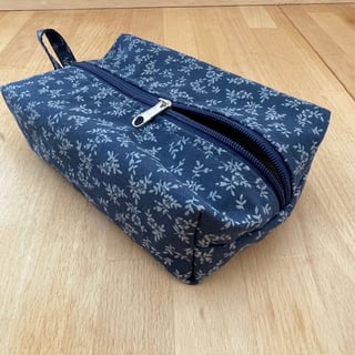 Jeans Etui XL (MH Original) - Kleur: Jeans Bloem Donker