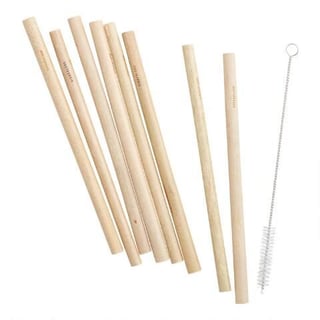 KIKKERLAND Rietjes Set Van 8 Bamboe