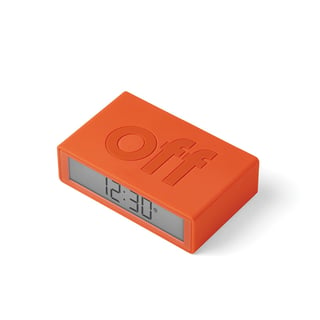 Lexon Flip+ Travel Clock Small - Orange