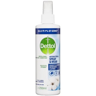 Dettol Anti Bacterial Spray And Wear 250Ml
