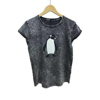 Pinguin T-Shirt - Vintage Roll-Up