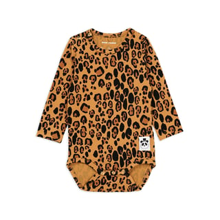 Mini Rodini Basic Leopard Ls Body