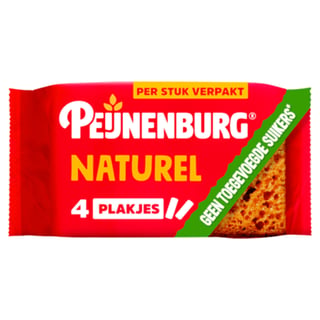Peijnenburg Naturel Zonder Toegev. Suiker 4-Pack