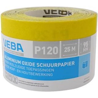 1 Meter Veba Schuurpapier Rol 95Mm Aluminium Oxide P120