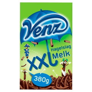 Venz Chocoladehagelslag XXL Melk
