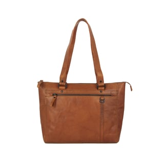 Spikes & Sparrow Leather Shopper M - Cognac