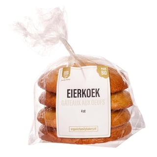 Eierkoeken per Pakje 4 St Bio