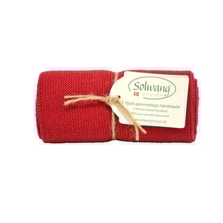 Handdoekje Diep Rood