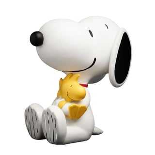 Beeld Snoopy & Woodstock Wit Kunststof 14x25cm