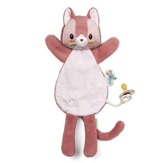 Lilliputiens Glow-in-the-Dark Knuffeldoekje Kat Jeanne