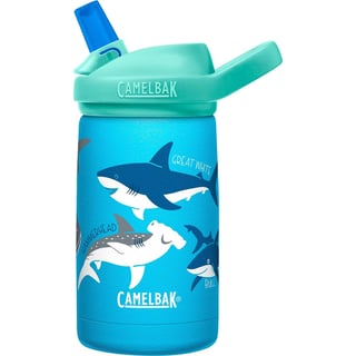 CamelBak Eddy+ Kids Drinkfles - Sharks of the World 400 Ml RVS