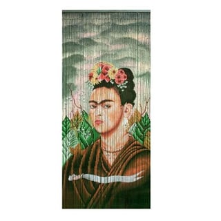 Deurgordijn Bamboe Frida Kahlo