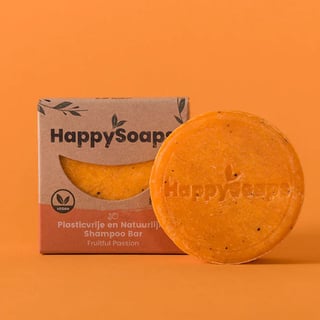 Haarzeep shampoo zeep - The Happy Soaps - Fruitful Passion