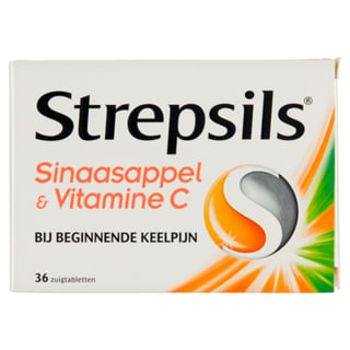 Strepsils Zuigtabletten Sinaasappel Vitamine C