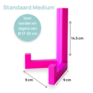 Bordenstandaard Neon - Groen - Maat Bordenstandaard: Medium