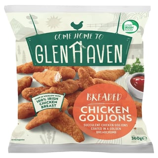 Glenhaven Breaded Chicken Goujons 369Grm