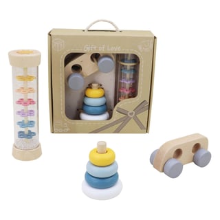 Houten Babyspeelgoed 3 Delige Set