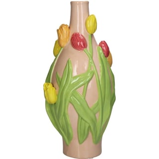 Vaas Tulpen Wit H30