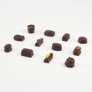 Doosje Bonbons Pure Chocolade - 6 Stuks