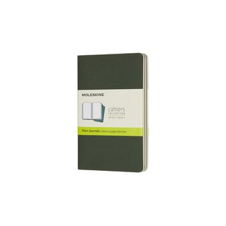 Moleskine notebook cahier pocket plain - 9 x 14cm / myrtle green