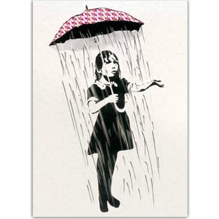 Postkaart - Banksy - Step Into the World Out There