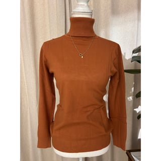 Brick Turtleneck top, Super Soft - 1 maat X