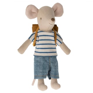 Maileg Tricycle Mouse, Big Brother with Bag