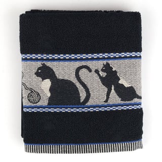 Handdoek Katten Zwart