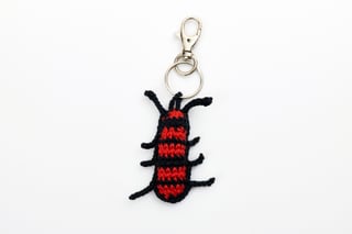 Red Insect Keychain