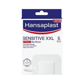 Hansaplast Sensitive Antibacterieel Xxl 5st