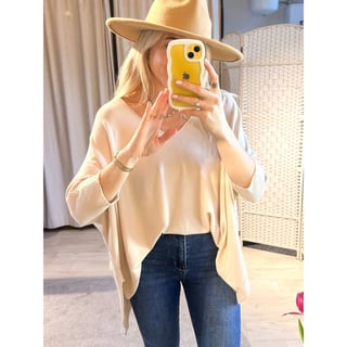 New Fashionable fitted top - Nude