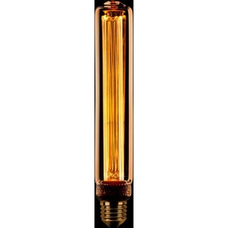 Led Kooldraad T30 30X185Mm Buislamp E27 2.3W/9W 1800K Amber Dimbaar 65L