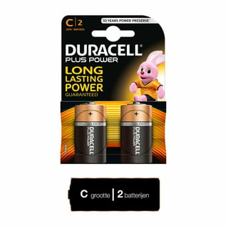 Duracell Plus Power Duralock Alkaline C 2 St