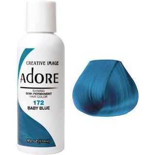 Adore Semi Permanent Hair Color 172 - Baby Blue 118ML