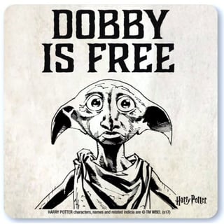 Harry Potter - Coaster - Dobby Is Free